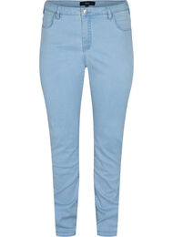 Slim fit Emily jeans med normalh&ouml;g midja, Bl&aring;