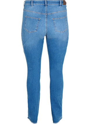 Bea jeans med extra hög midja, Blue denim, Packshot image number 1