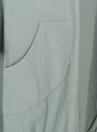 Klänning med fickor , Slate Gray, Packshot image number 3