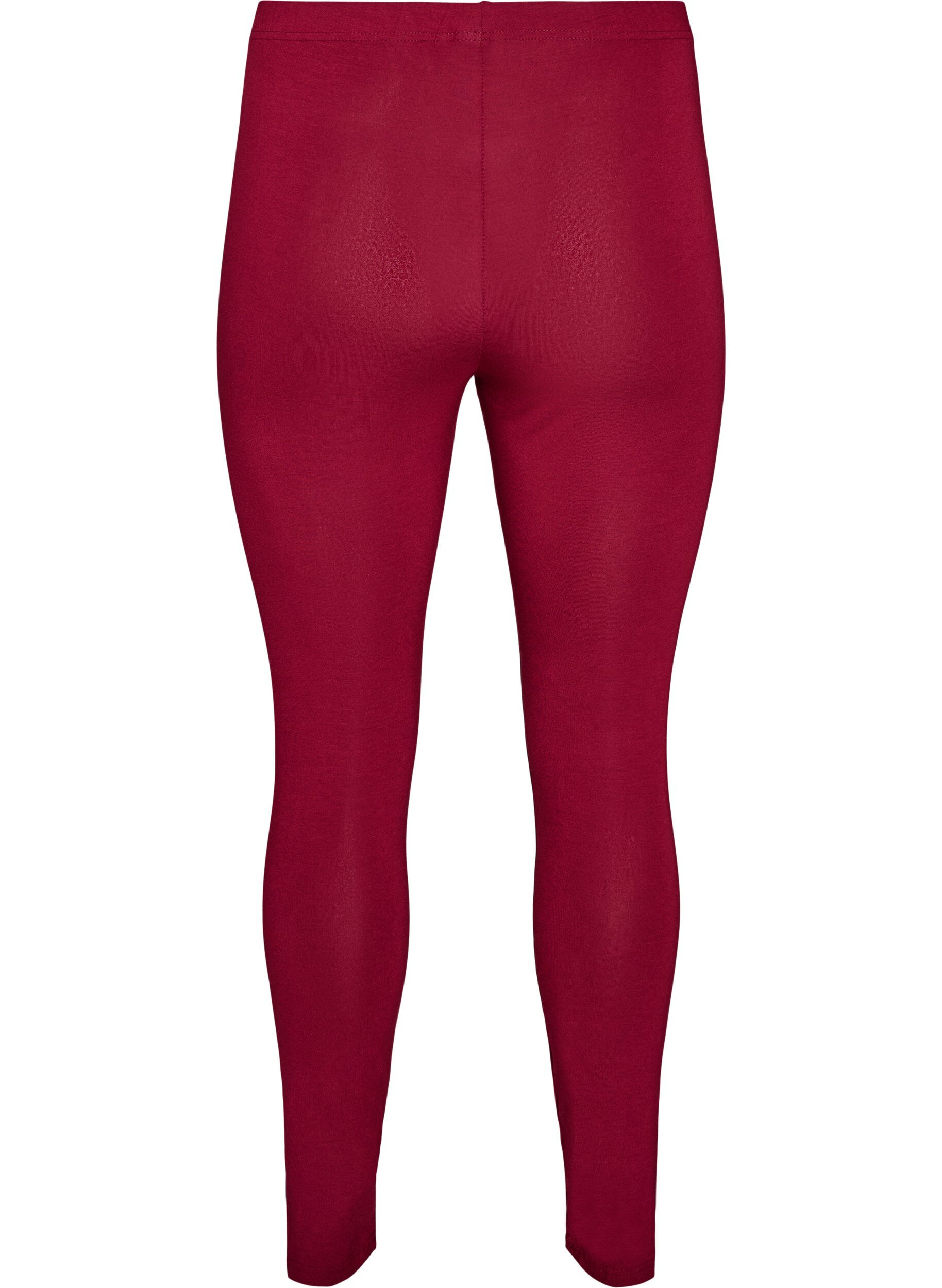 ZizziBasleggings i viskos, R&ouml;d, Packshot image number 1
