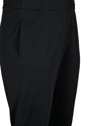 Pyjamas i bomull, Black, Packshot image number 2