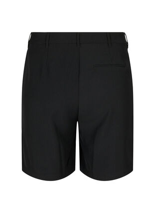 Bermuda -shorts med hög midja, Black, Packshot image number 1