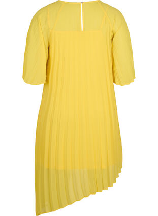 Klänning med 2/4-ärmar och a-linjeform, Primrose Yellow, Packshot image number 1