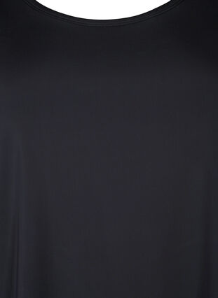 Tränings-t-shirt med mesh och reflekterande detaljer, Black, Packshot image number 2