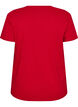 Jul-t-shirt i ekologisk bomull, R&ouml;d, Packshot image number 1