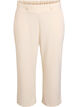Byxor med l&ouml;s passform och 7/8-l&auml;ngd, Beige, Packshot image number 0