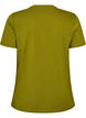 Enkel t-shirt i bomull med rund halsringning, Gr&ouml;n, Packshot image number 1
