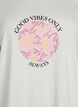 T-shirt med tryck, Vanilla, Packshot image number 2