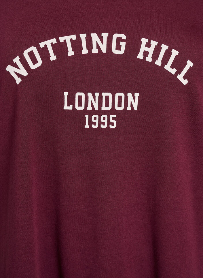 T-shirt med tryck, R&ouml;d, Packshot image number 2