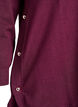 Stickad blus med knappar i sidan, R&ouml;d, Packshot image number 3