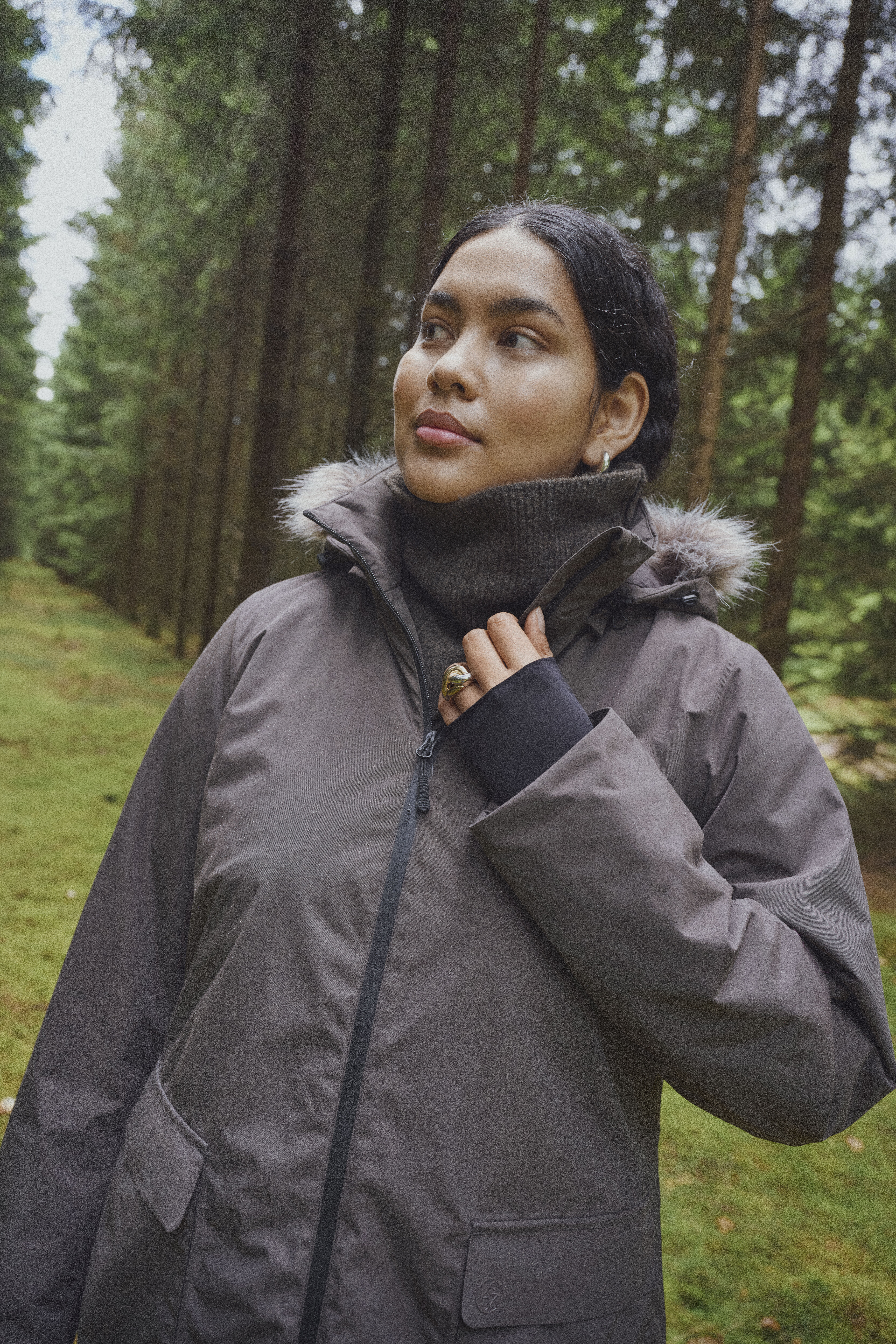 Naturlig varm vinterstil, , Model