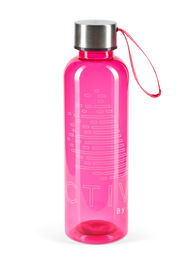 Vattenflaska med logo och skruvkork, Pink Active