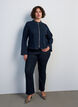 Ellen bootcut-jeans med h&ouml;g midja, Bl&aring;, Model image number 0