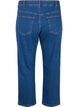 Croppade Vera-jeans med raka ben, Bl&aring;, Packshot image number 1