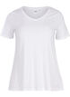 Enf&auml;rgad t-shirt i bomull, Vit, Packshot image number 0