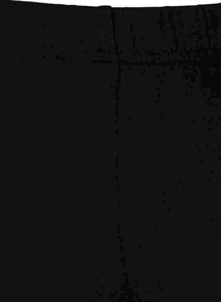 Enfärgad cykelbyxa, Black, Packshot image number 2