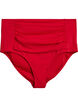 Bikinitrosor med h&ouml;g midja, R&ouml;d, Packshot image number 0