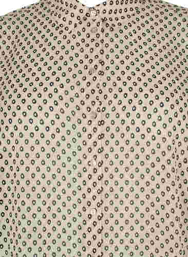 FLASH - Långärmad skjorta med tryck, Off White Dot , Packshot image number 2