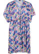 Strandkimono med tryck, Blå, Packshot image number 0