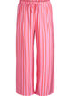 Randiga byxor med h&ouml;g midja och vida ben, Rosa, Packshot image number 0