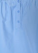 Blus med smock och 3/4-&auml;rmar, Bl&aring;, Packshot image number 2