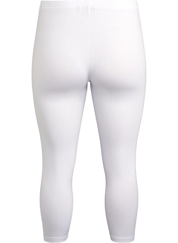 3/4 bas-leggings, Vit, Packshot image number 1