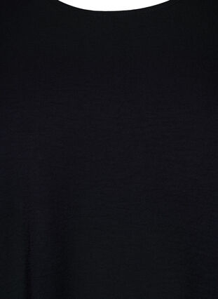Blus med puffärm, Black, Packshot image number 2