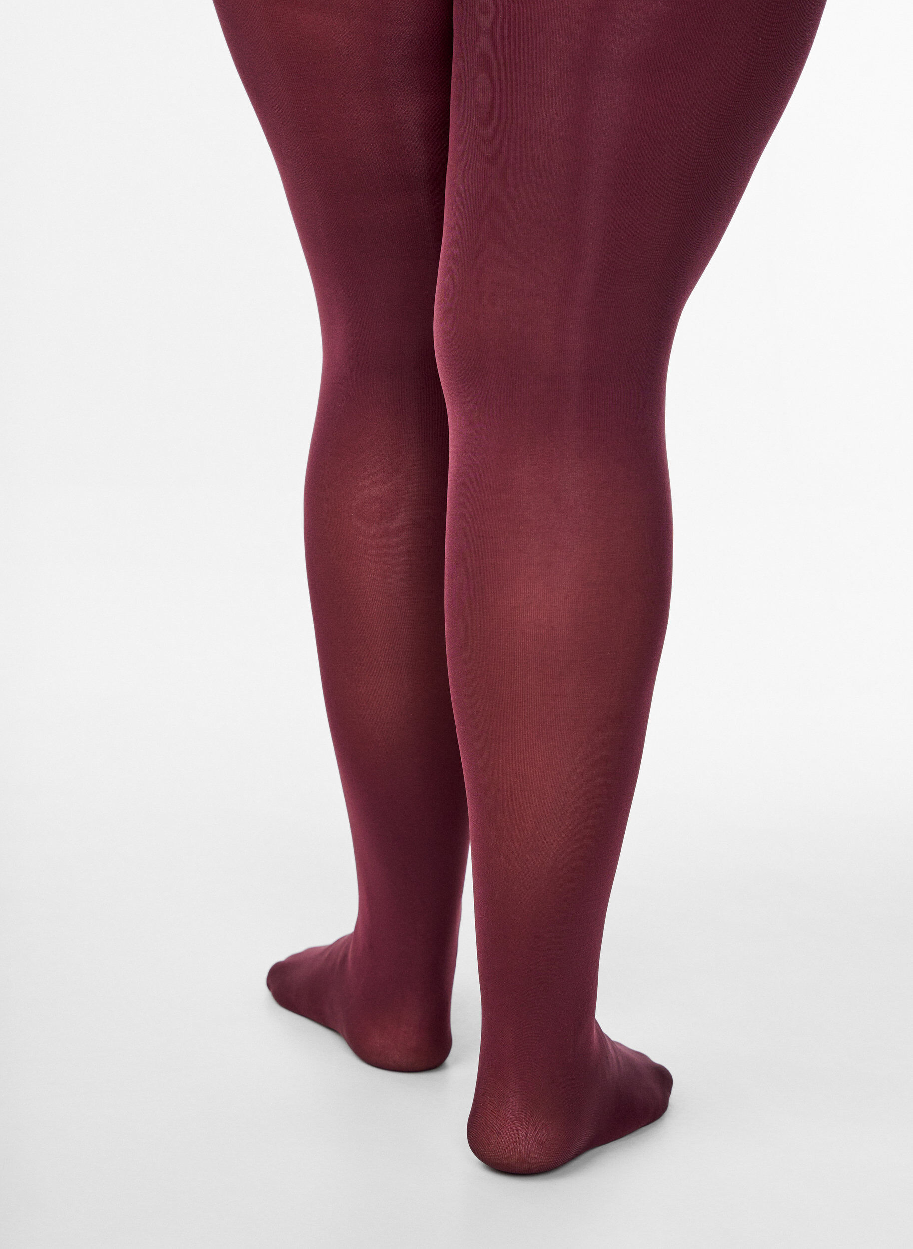 Zizzi100 deniers strumpbyxor, R&ouml;d, Model image number 2