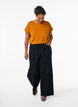 Kort&auml;rmad t-shirt i bomullsblandning, Orange, Model image number 1