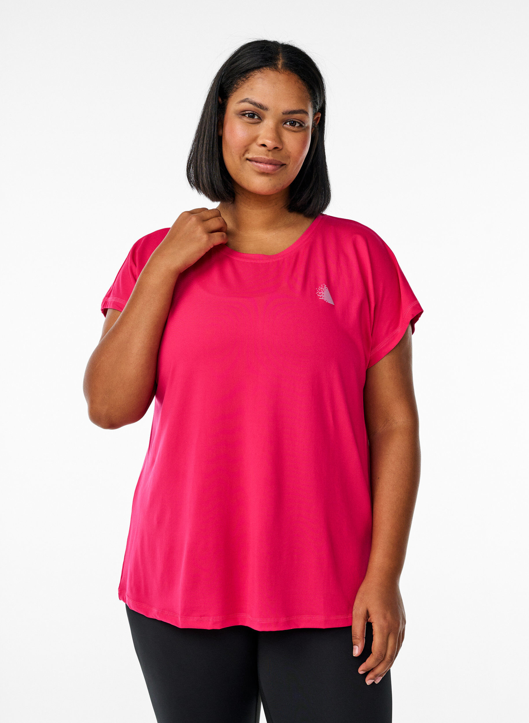 Zizzi T-shirt, Rosa, Model image number 0