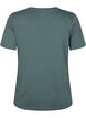 FLASH - V-ringad T-shirt, Balsam Green, Packshot image number 1