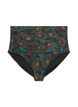 Bikinitrosa med m&ouml;nster och h&ouml;g midja, Bl&aring;, Packshot image number 0