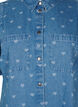 Kortärmad denimklänning med hjärtmönster, L. Blue D. w. Heart, Packshot image number 2