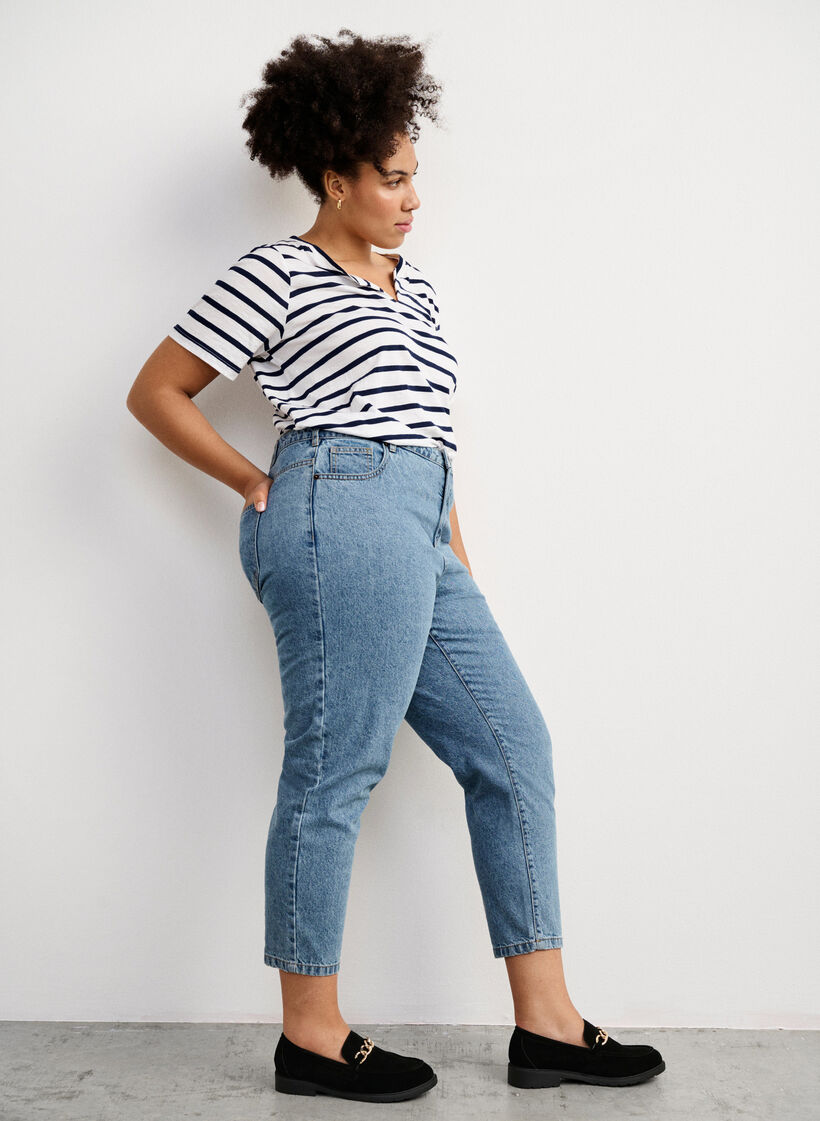 Loafers med bred passform, Black, Image image number 0