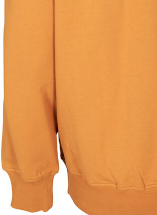 Sweatshirt i bomull med rund halsringning, Thai Curry, Packshot image number 3
