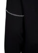 Sweatshirt med kontrastsömmar, Black, Packshot image number 3