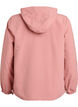 L&auml;tt jacka med huva och dragkedja, Rosa, Packshot image number 1