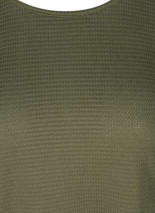 Långärmad tröja med rund halsringning, Deep Lichen Green, Packshot image number 2