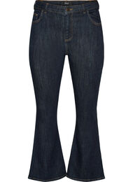 Ellen bootcut-jeans med h&ouml;g midja, Bl&aring;