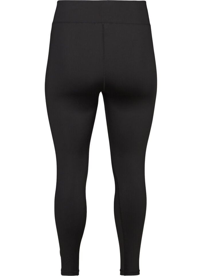 Croppade basleggings f&ouml;r tr&auml;ning, Svart, Packshot image number 1