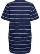 Kort jerseyklänning med ränder, Blå, Packshot image number 1