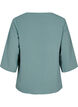 Blus med 3/4-&auml;rm, Gr&ouml;n, Packshot image number 1