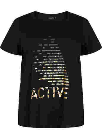  T-shirt till träning med print