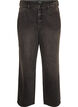 Kiana straight fit-jeans med h&ouml;g midja, Svart, Packshot image number 0