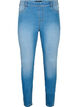 Jeggings med bakfickor, Blue denim, Packshot image number 0
