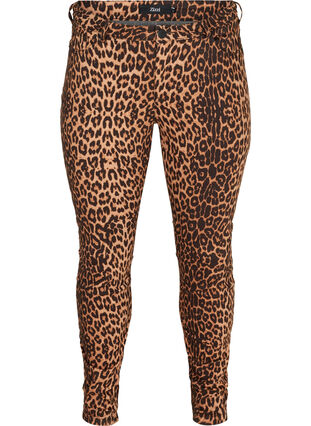 Mönstrade Amy Jeans, Leopard, Packshot image number 0