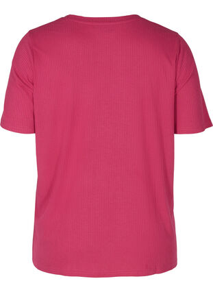 Ribbad t-shirt, Sangria, Packshot image number 1