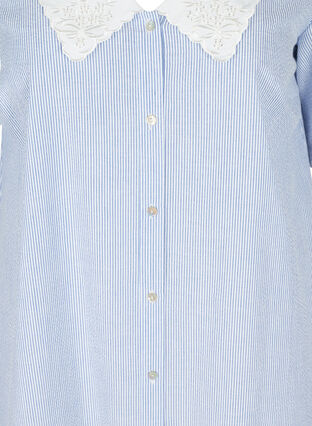 Randig skjortklänning med krage, Marlin, Packshot image number 2