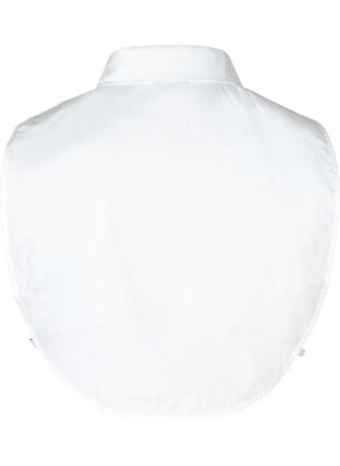 Lös enfärgad skjortkrage med pärlor, Bright White, Packshot image number 1