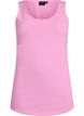 Solid f&auml;rg bas topp i bomull, Rosa, Packshot image number 0